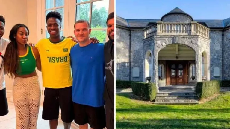 Família de Vini Jr. se hospeda em ‘castelo’ de valor inacreditável para a Copa; saiba quanto