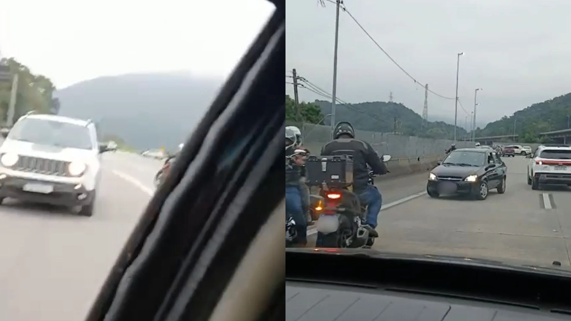 Vídeo: motoristas voltam pela contramão na Imigrantes com medo de arrastão