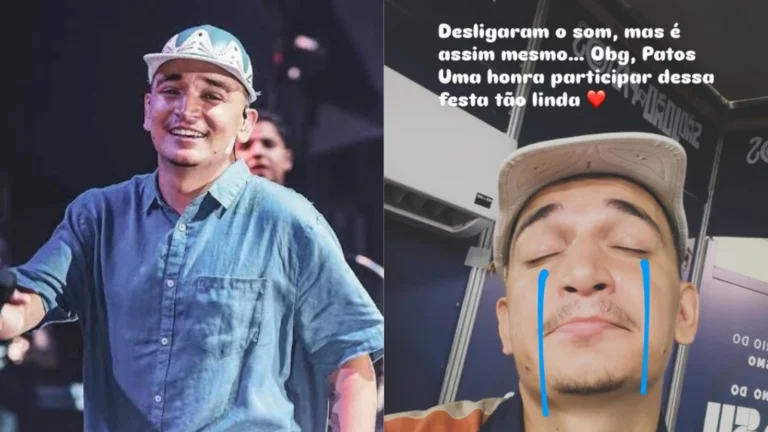 “Desligaram o som”: João Gomes desabafa após ter áudio de show cortado