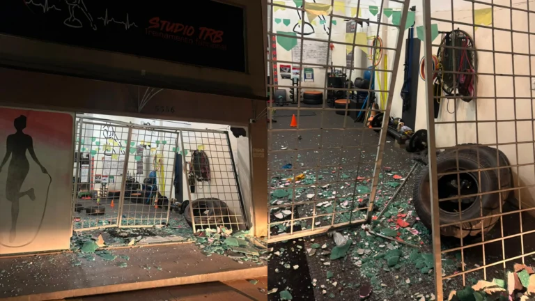Personal trainer tem estúdio destruído por ex-marido de cliente em MS