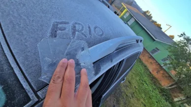 Previsão indica mínimas abaixo de 0ºC e máxima de 14ºC no país; veja onde