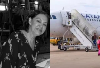 Idosa estava prestes a tocar o solo quando sofreu queda fatal em aeroporto