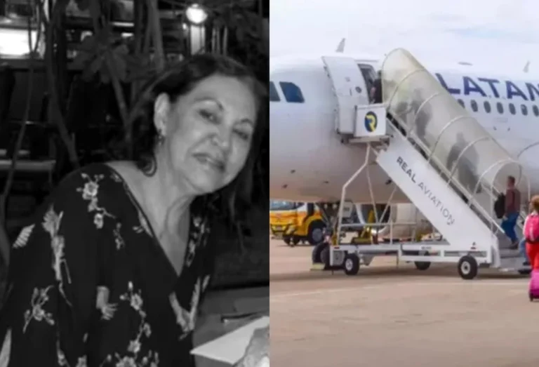 Idosa estava prestes a tocar o solo quando sofreu queda fatal em aeroporto