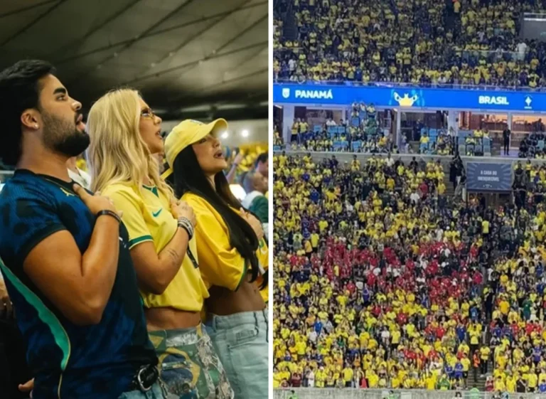 Virginia Fonseca é atacada por torcedores durante jogo do Brasil e vídeo choca fãs