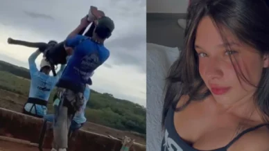 Veja momento da prisão de suspeitos da morte de jovem em salto sem corda