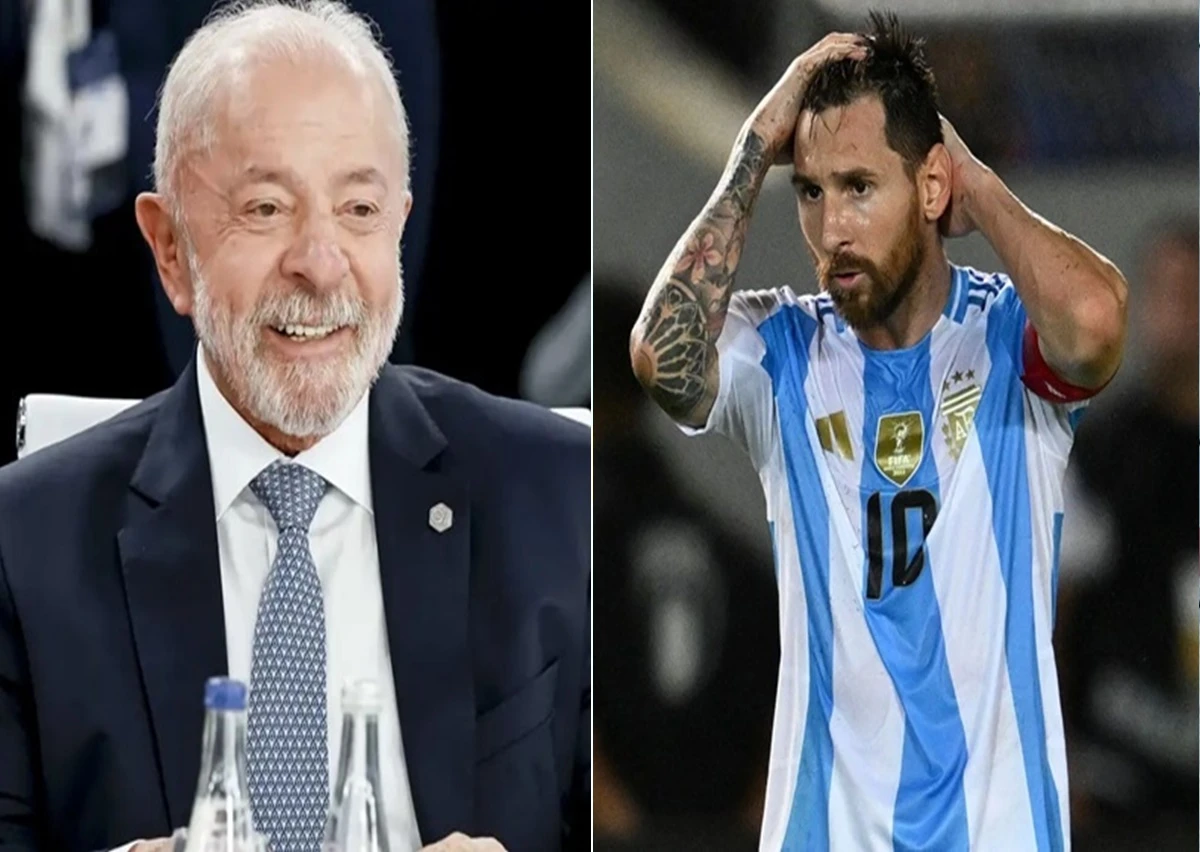 Lula faz pedido inusitado e quer Messi vestindo a camisa do Brasil