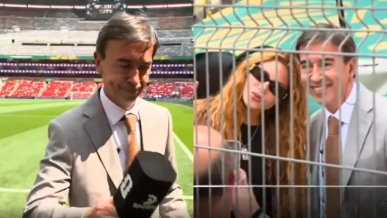 Repórter deixa ao vivo para tirar foto com Shakira na abertura da Copa