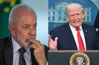 Trump dispara contra Lula, chama presidente de “volátil” e diz que não se importa com brasileiro