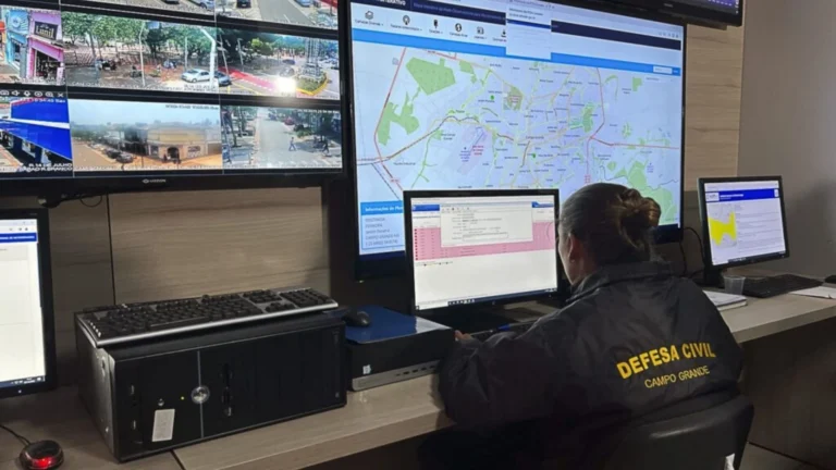 Defesa Civil emite alerta para ventos em Campo Grande (MT); entenda