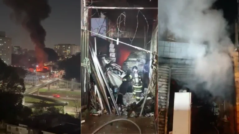 Incêndio atinge residência no Sacomã em SP