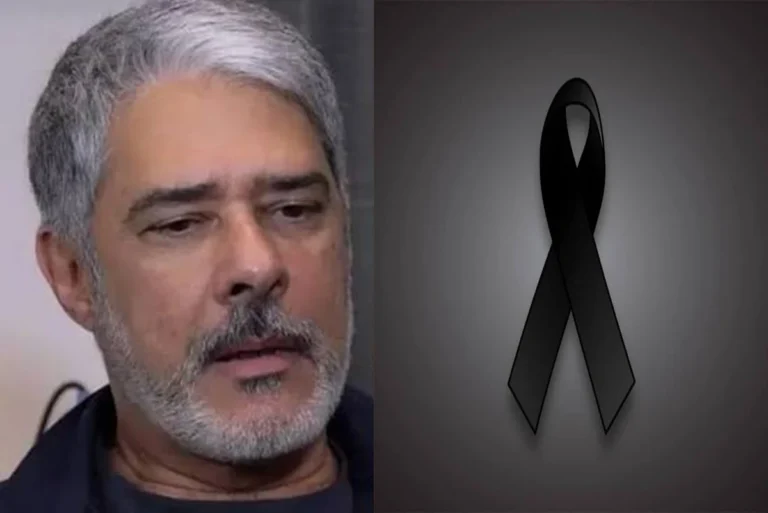 William Bonner não segura o choro ao comunicar morte ao vivo na Globo