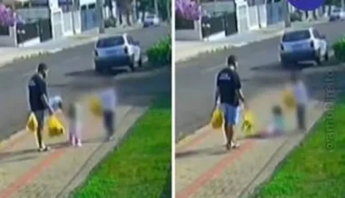 Pai que chutou filha de 3 anos apresenta explicação revoltante para a agressão; entenda