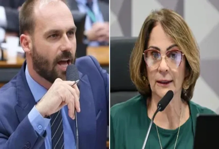 Filho de Bolsonaro detona Damares após decisão envolvendo Flávio