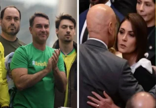 Filhos de Bolsonaro veem com suspeita aproximação de Michelle com Moraes