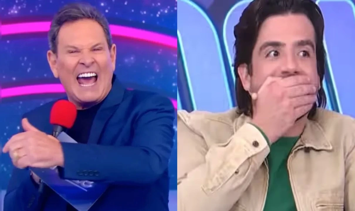 Matheus Baldi fala mais do que devia ao vivo e Luis Ricardo reage: “Fica quieto”