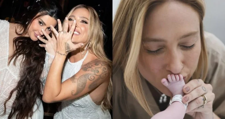 Mulher de Lauana Prado, Tati Dias comenta nascimento de Dom: “Foi especial”