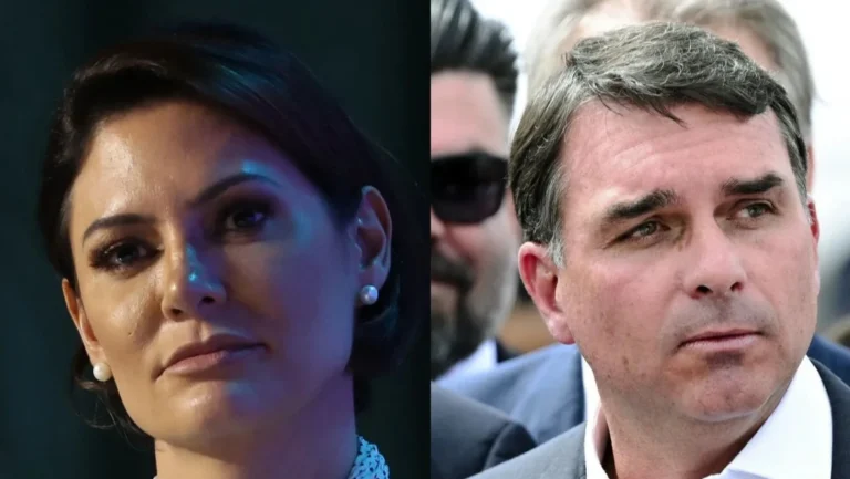 Michelle atende pedido de Bolsonaro ao gravar vídeo com Flávio