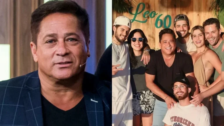 Leonardo reclama dos filhos durante show: “Nem sinal”