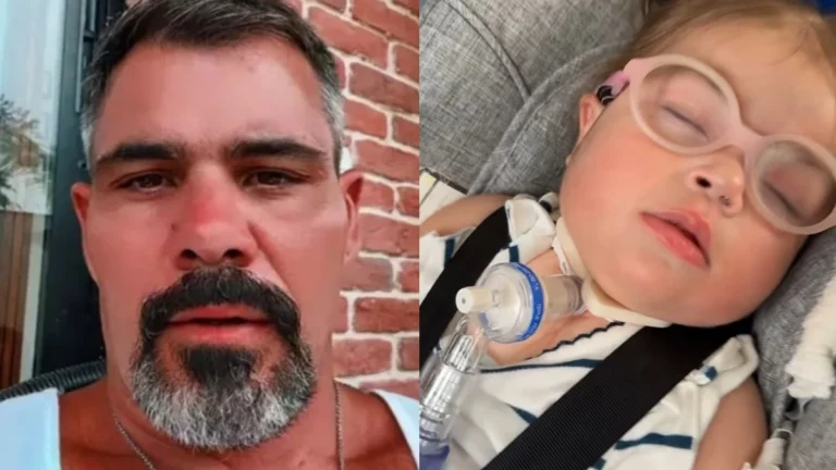 Filha de Juliano Cazarré é internada às pressas e mãe pede orações