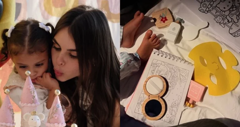 Amanda Kimberlly mostra viagem de 27 horas para o Japão com a filha, Helena