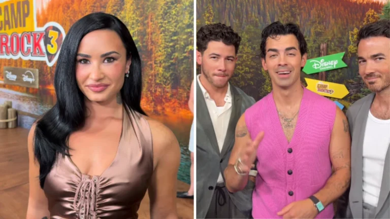 “Camp Rock 3”: Demi Lovato e Jonas Brothers se reúnem em pré-estreia