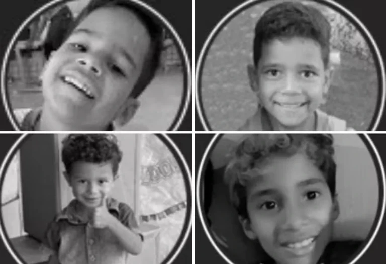 Quatro crianças da mesma família perdem a vida de forma trágica na BA