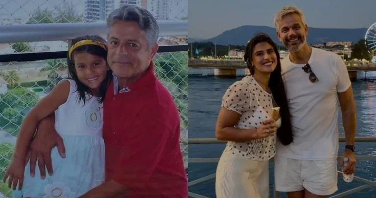 Giulia Costa homenageia Marcos Paulo e Otaviano Costa no Dia dos Pais