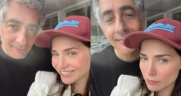 Letícia Colin se declara para Michel Melamed: “Melhor pai e melhor amor”