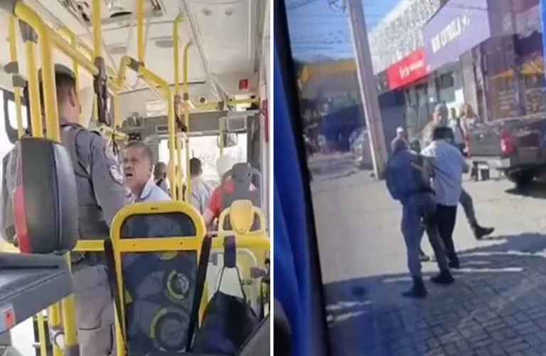 Vídeo: PM arranca motorista de ônibus à força após pedido de passagem para viatura