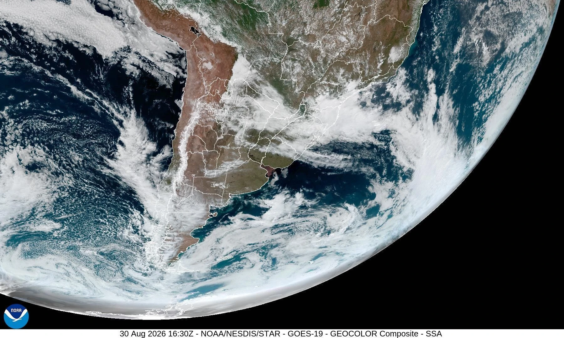Novo ciclone extratropical se forma no Sul e deve intensificar chuvas
