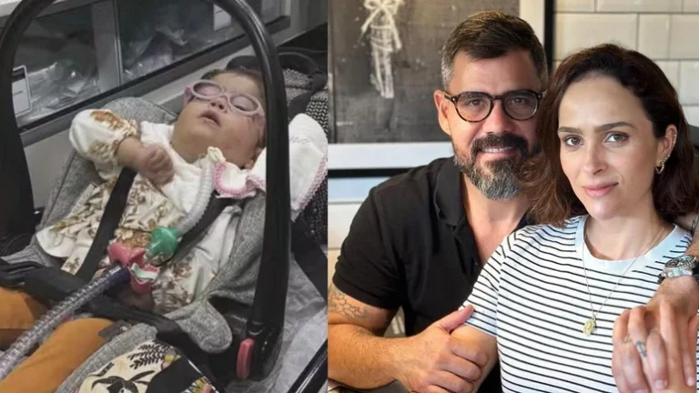 Internada! Saiba o real quadro de saúde da filha de Juliano Cazarré