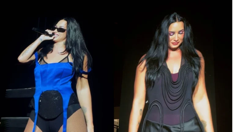 Entre lágrimas e risos, Demi Lovato faz show em São Paulo; veja como foi