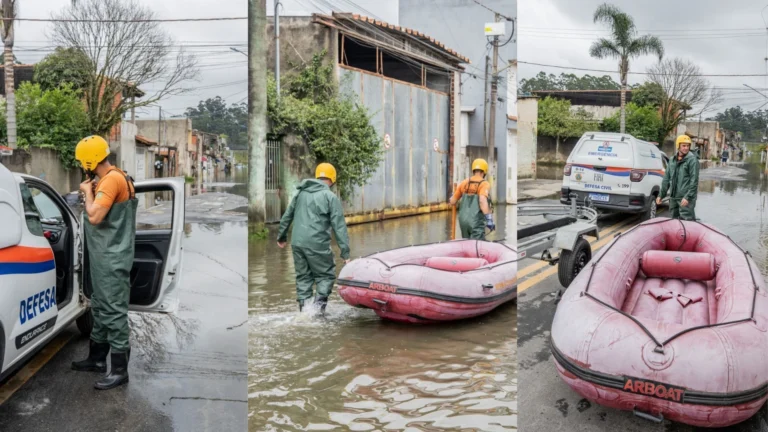 SP: Itaquaquecetuba decreta emergência por chuvas intensas