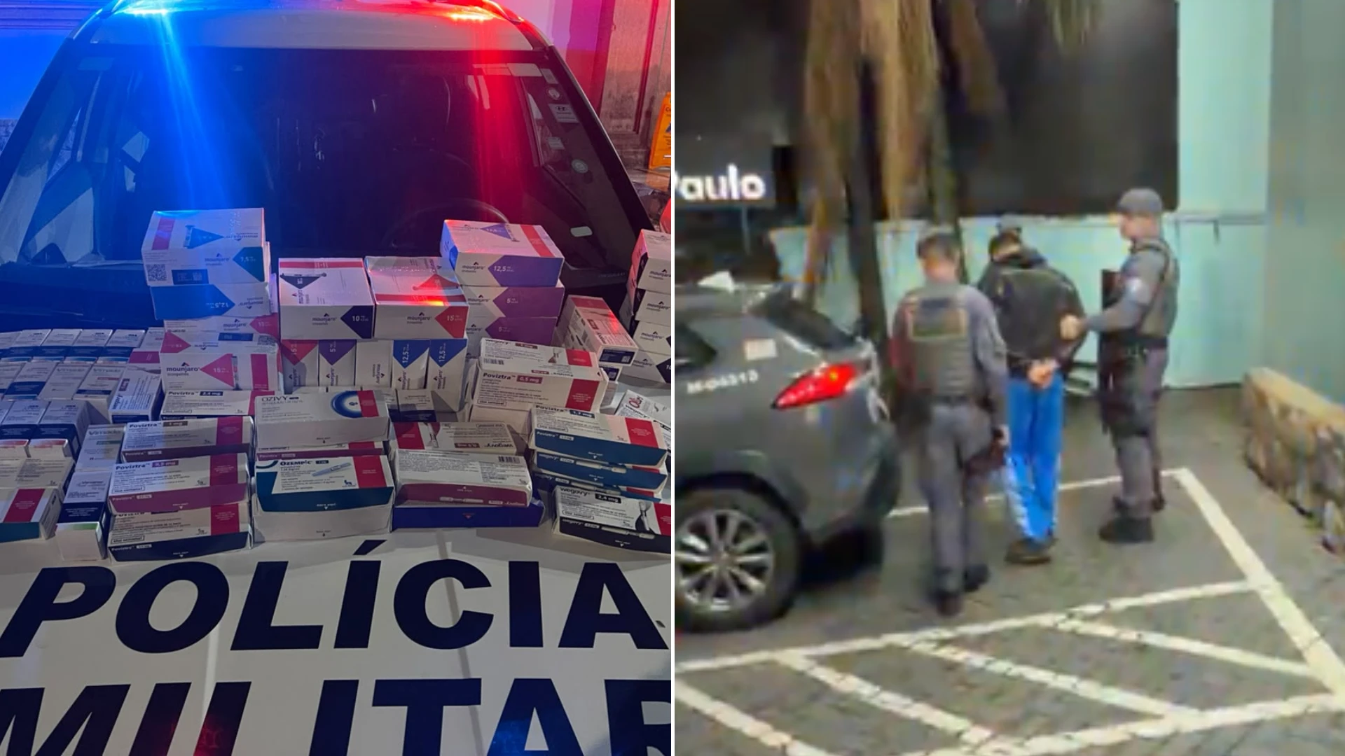 Polícia recupera R$ 120 mil em remédios após assalto a farmácia em SP