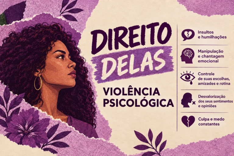 Direito Delas: como identificar, provar e denunciar a violência psicológica