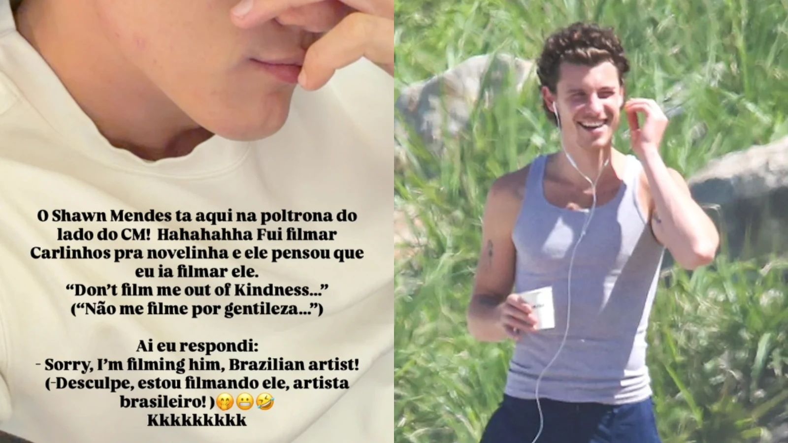 Fotógrafo brasileiro diz ter sido repreendido por Shawn Mendes em aeroporto