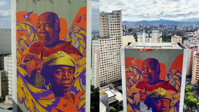 Milton Nascimento ganha homenagem gigante em prédio de BH; veja
