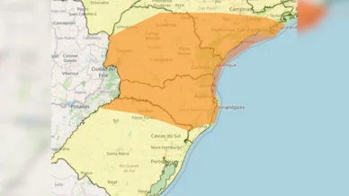 Ciclone extratropical ameaça região Sul com ventos de até 100 km/h