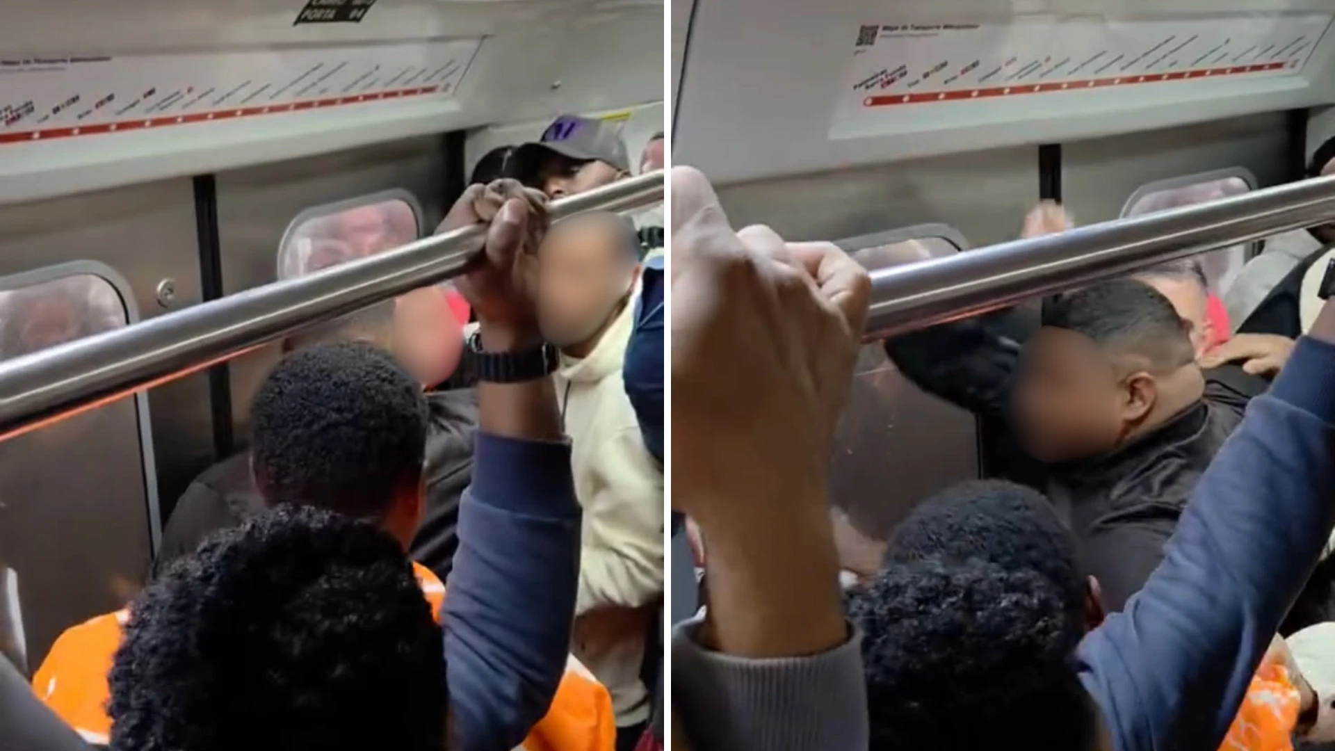 Vídeo: passageiros brigam dentro de trem da Linha 11-Coral em São Paulo