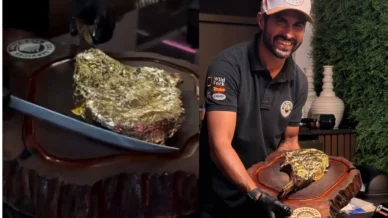 Ana Castela come carne com ouro nos EUA ao lado de Sabrina Sato