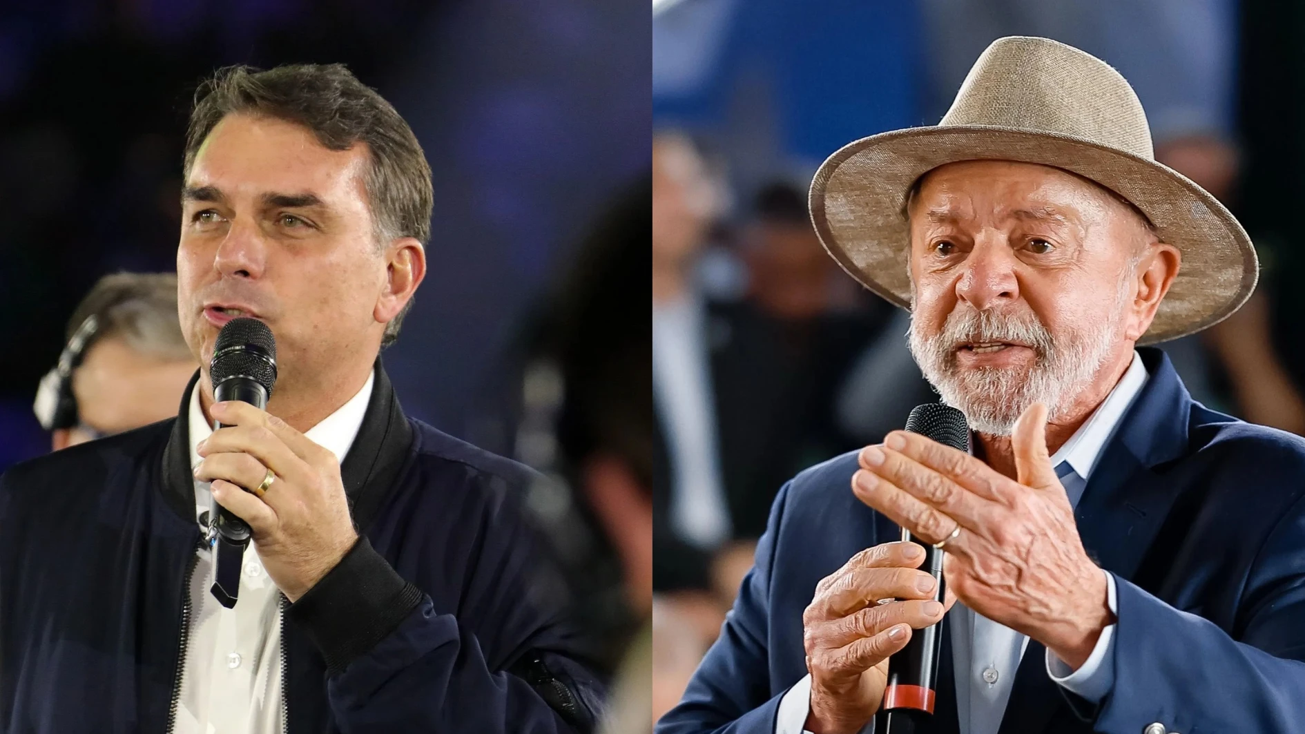 Flávio e Lula querem evitar bate-boca em primeiro debate