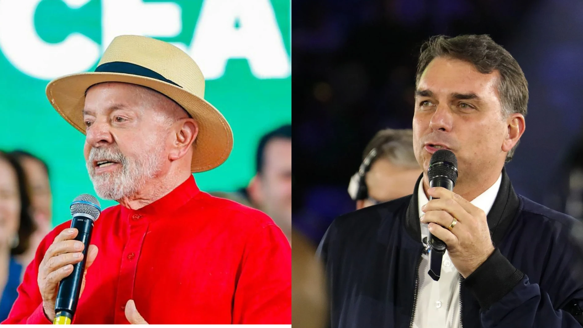 Lula supera Flávio na seção em que filho do ex-presidente votou