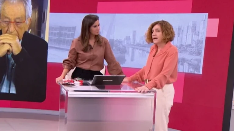 Miriam Leitão passa mal ao vivo na GloboNews e se desequilibra: ‘Tonteira’