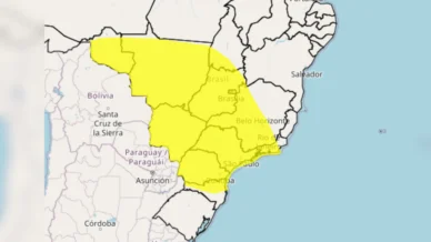 Inmet emite alerta para chuvas intensas em 11 estados; veja onde