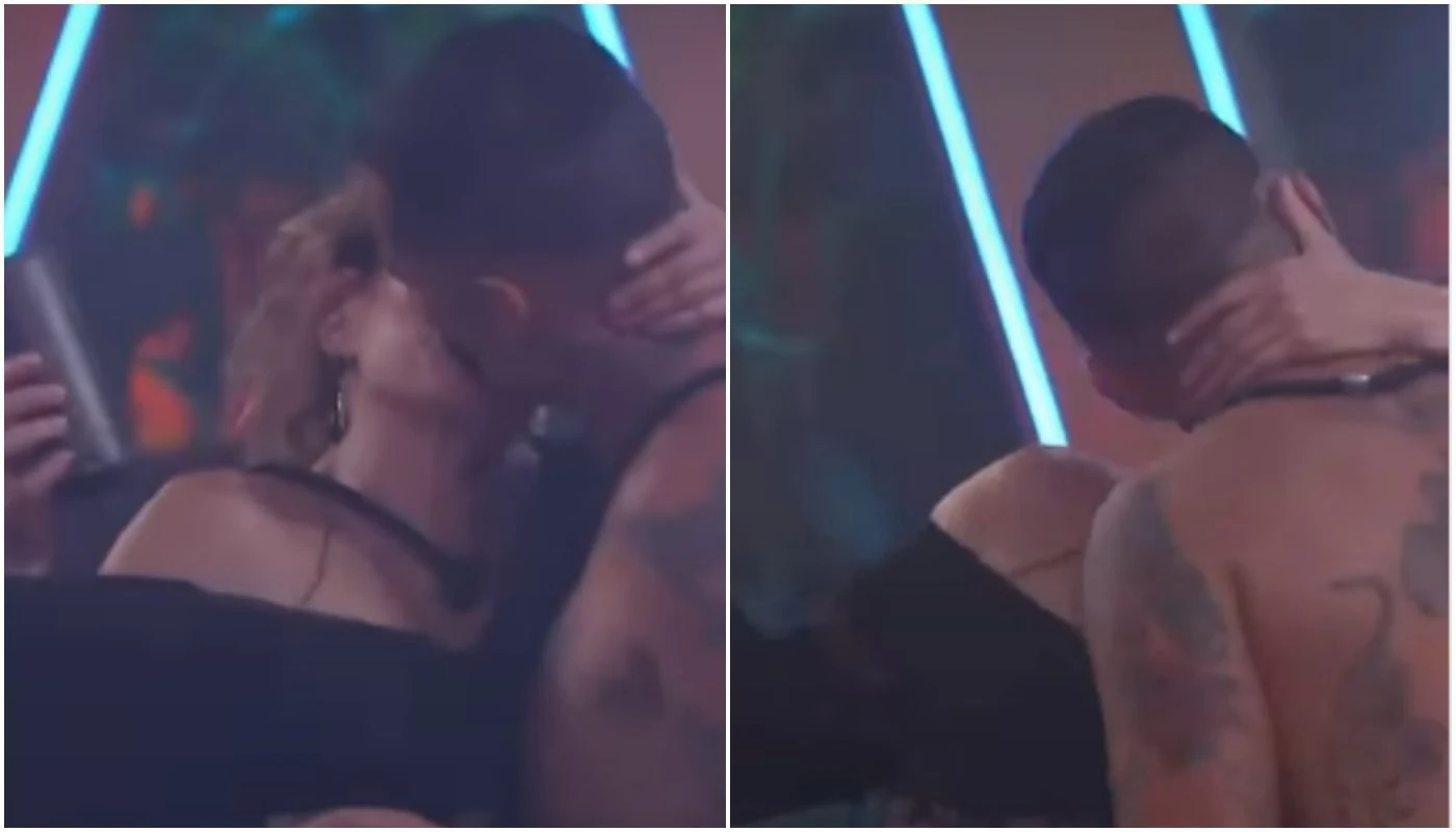 “A Fazenda 18”: influenciador que viu OVNI dá beijão em Renata em festa
